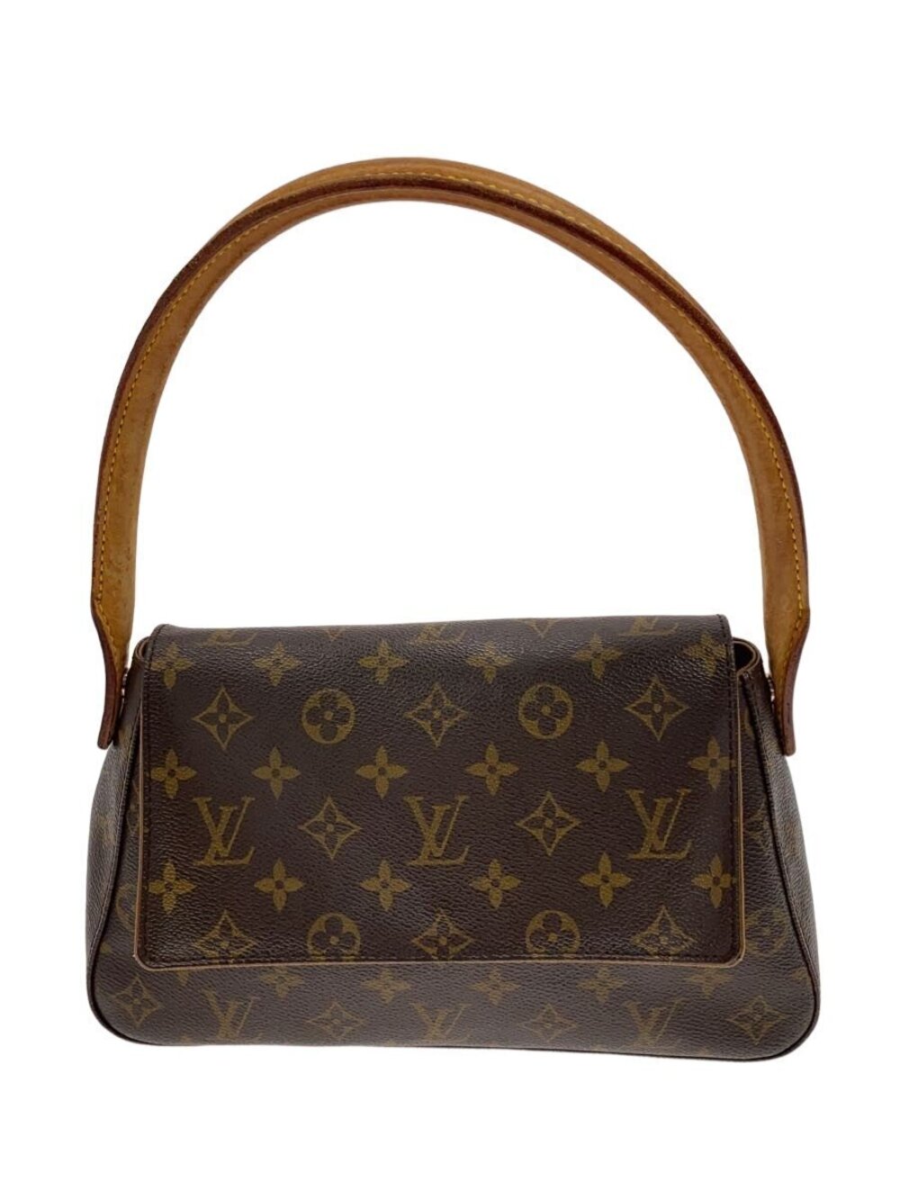 LOUIS VUITTON Looping Monogram Canvas Brown All over
